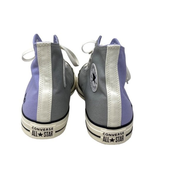 Converse Chuck Taylor Shoe High Top Gray Violet Canvas Men's Custom 152620C-WWVW - Picture 4 of 9